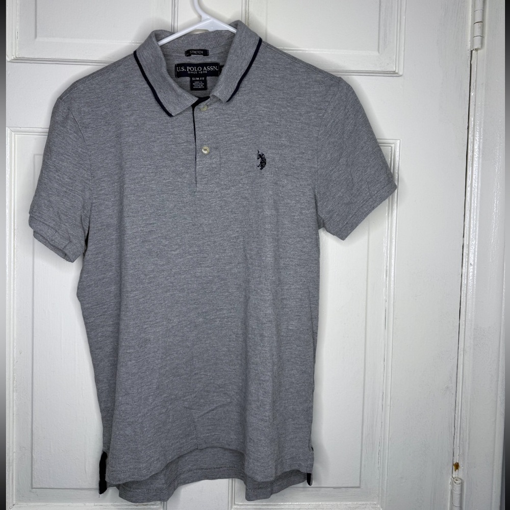 U.S. Polo Assn. Men's Polo in Classic Gray